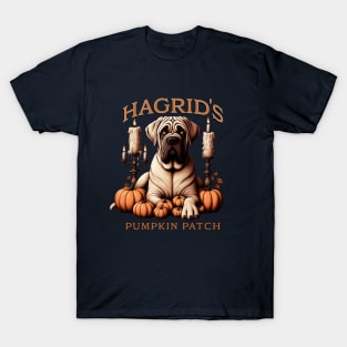 Hagrid's Pumpkin Vintage Mastiff Dog Fang T-Shirt